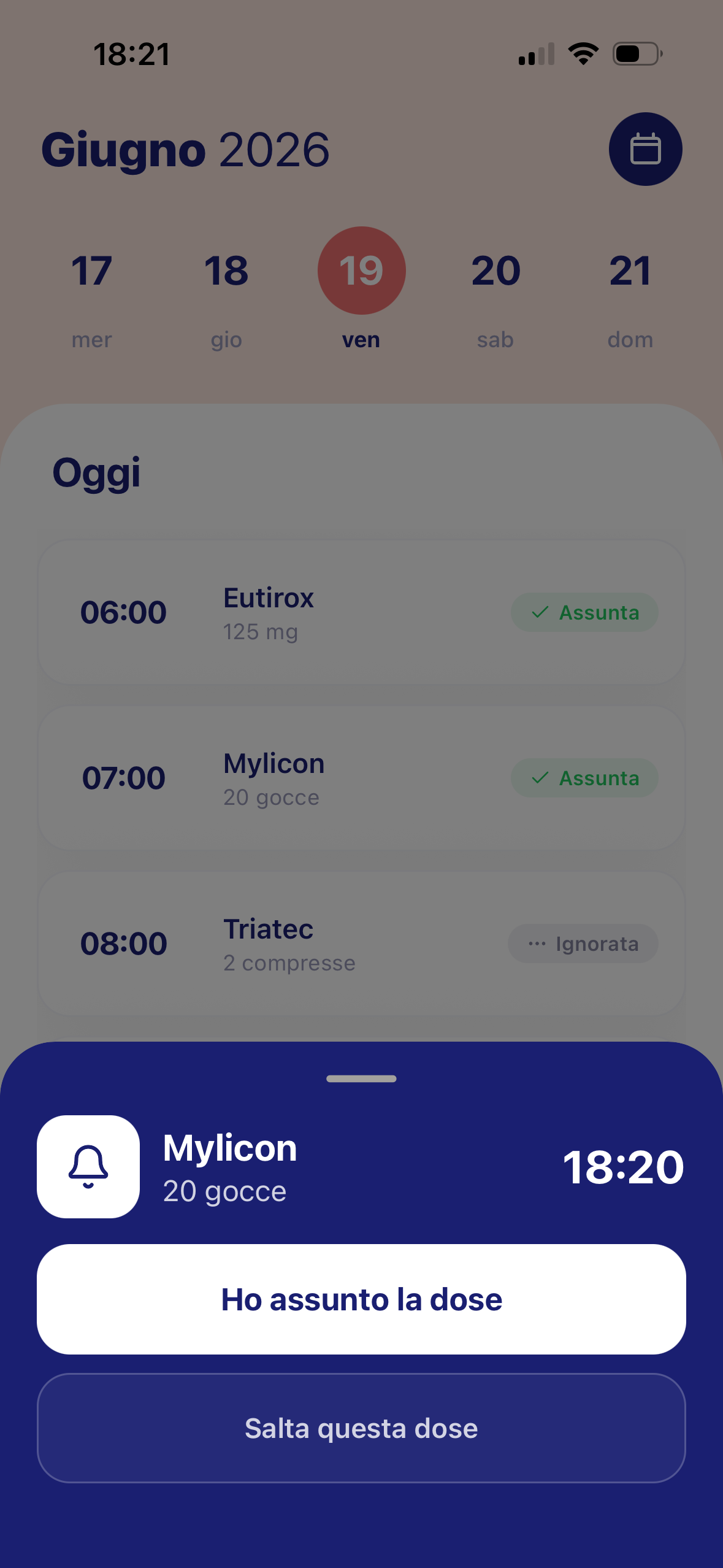 Dosly — Non perdere più nessuna dose