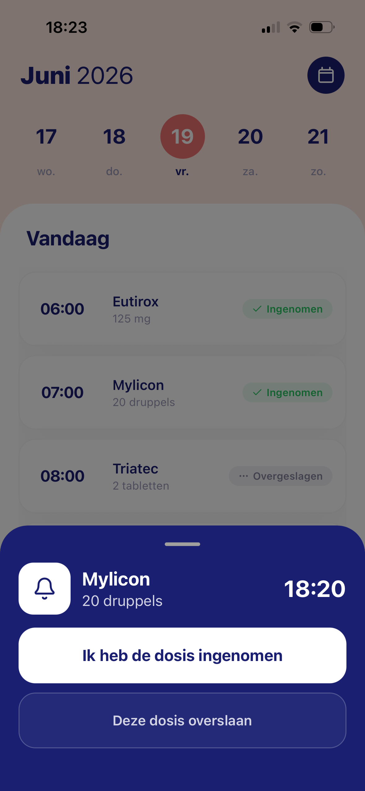 Dosly — Houd elke dosis in de gaten