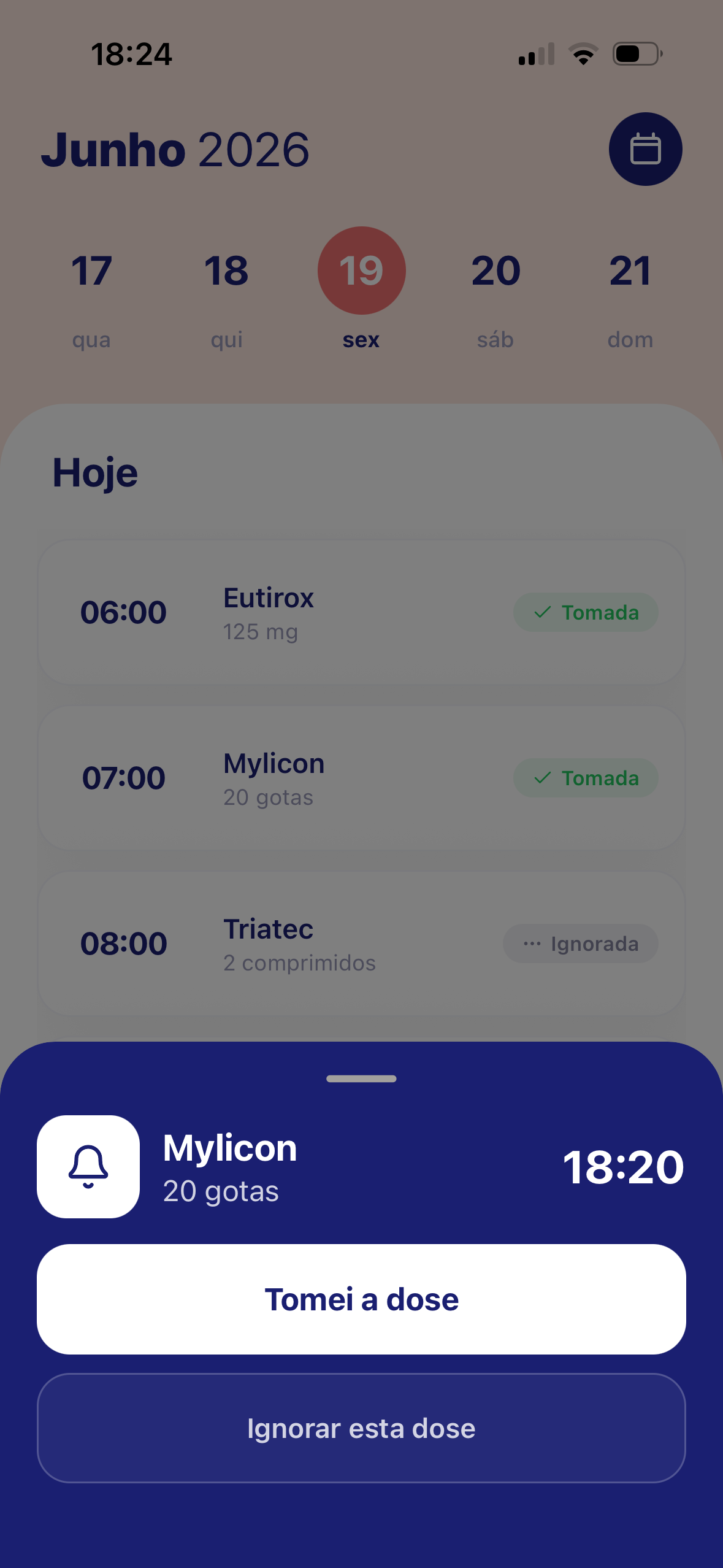 Dosly — Nunca falhe uma dose